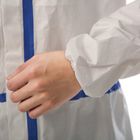 درمانگاه ICU لباس حفاظتی منزوی لباس غیر سمی سفید یکبار مصرف