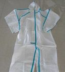 درمانگاه ICU لباس حفاظتی منزوی لباس غیر سمی سفید یکبار مصرف